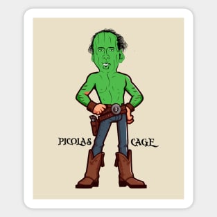 Picolas Cage: whimsical Sticker